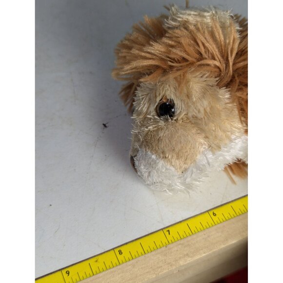 Aurora Mini Flopsie Plush Lion Toy 10 Inches Soft & Cuddly Beige & Brown - Picture 8 of 8